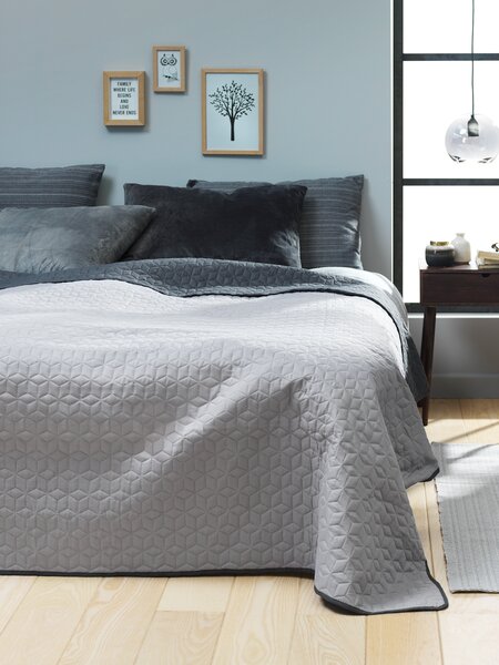 Cuvertură ROSENTRE 240x260 gri