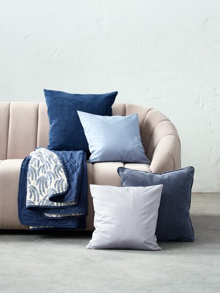 Couverture matelassée SOMMEREIK 130x170 bleu/blanc