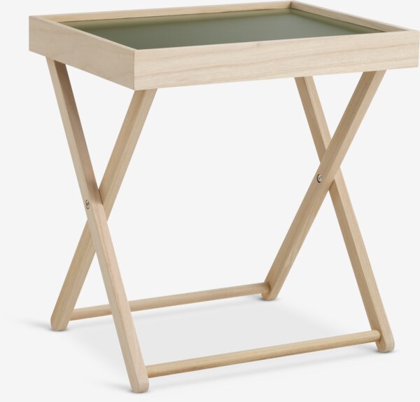 Stočić SERUP 40x52 natur/jabuka zelena/pep. grožđe