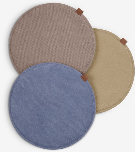 Stoelkussen LOMME Ø35xH2 ass.