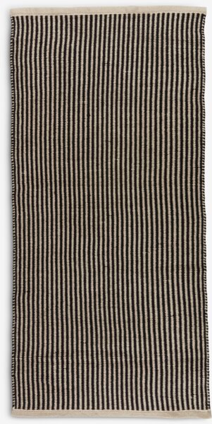 Tappeto HOSTA 65x140 cm nero/beige