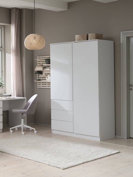 Armadio LIMFJORDEN 120x200 cm combinato bianco