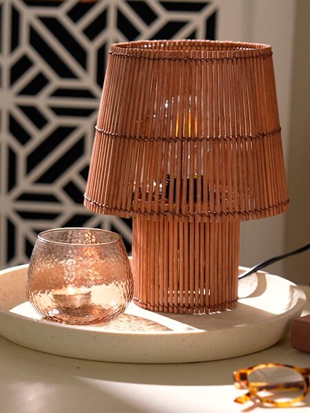 Asztali lámpa HANNIBAL ÁTM19xMA25 cm bambusz