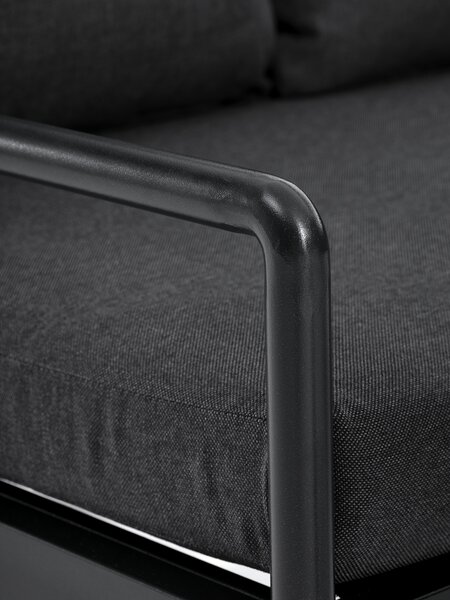 Bašt. garnitura STROEMSTAD 6 osoba crna