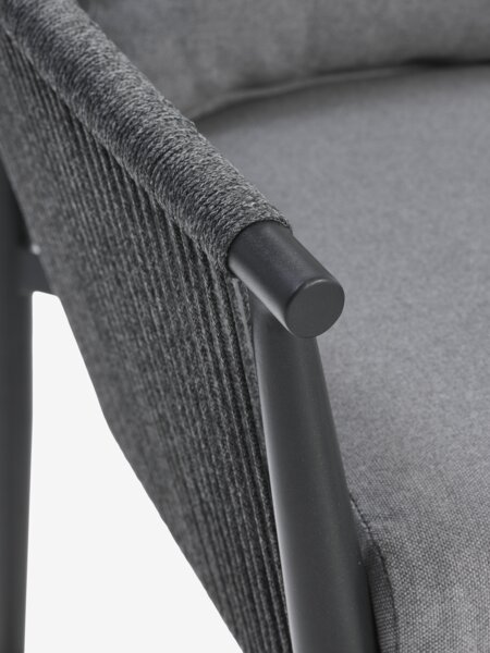 HOLMESTRAND bašt. garnitura za 5 os. siva