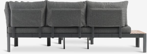 Lounge set SIRDAL 5pers. dark grey