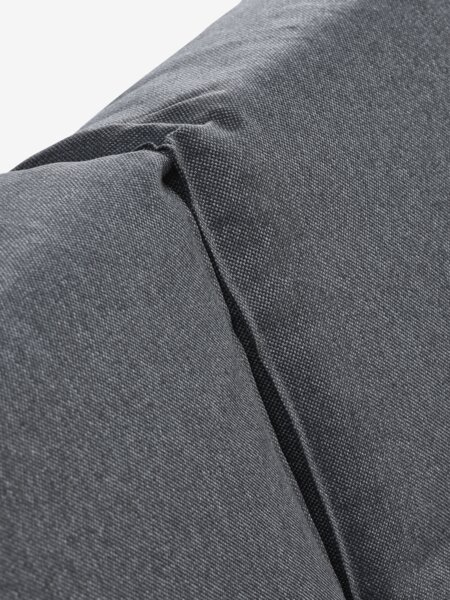 Loungeset VONGE 6 pers. zwart