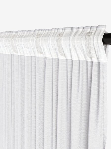 Draperie LYSEREN 140x245 alb-murdar