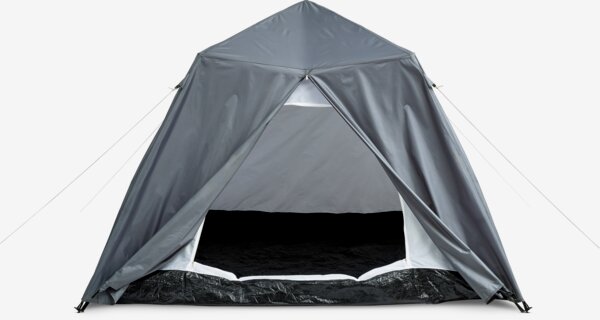 Tente pop-up FJELLRYPE 3 personnes gris