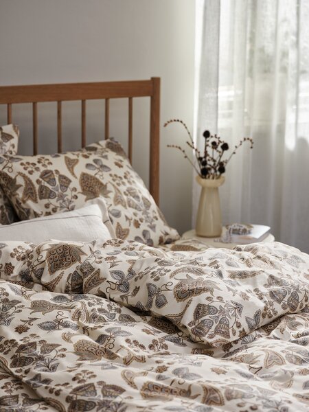 Juego de sábanas de satén MIMMI 160x240 arena