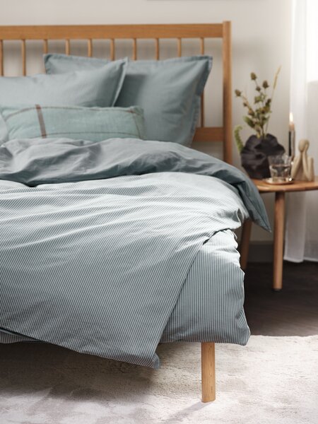 Pamut ágyneműhuzat MARION 140x200 szürkéskék