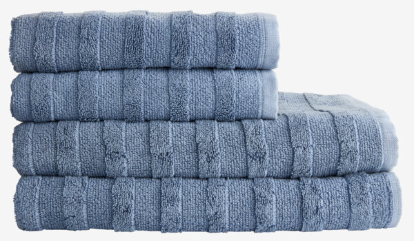 Serviette de toilette TORSBY 50x90 bleu