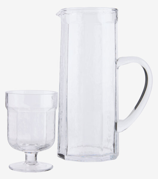 Caraffa JIMMI Ø10xh24 cm 1,25 L vetro