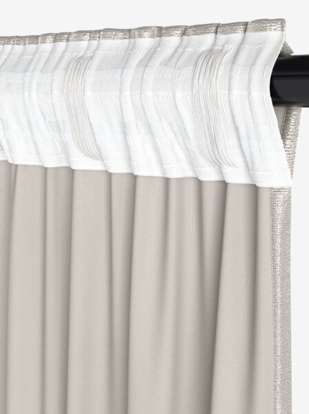 Zavjesa za djelimično zamračivanje MAGELUNGEN 1x140x245 bež