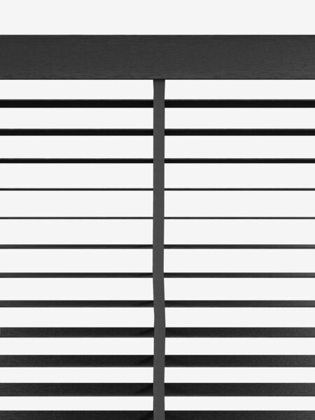 Bamboe jaloezie GRUMLAN 180x175 zwart