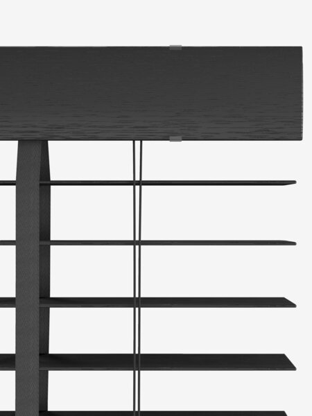 Bamboe jaloezie GRUMLAN 180x175 zwart