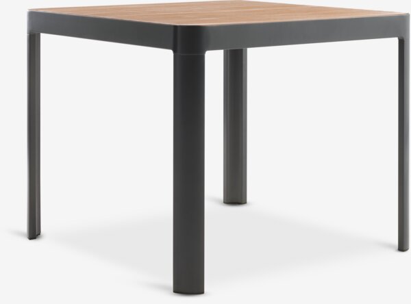 Garden table SIRDAL W90xL90 hardwood