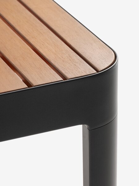 Garden table SIRDAL W90xL90 hardwood