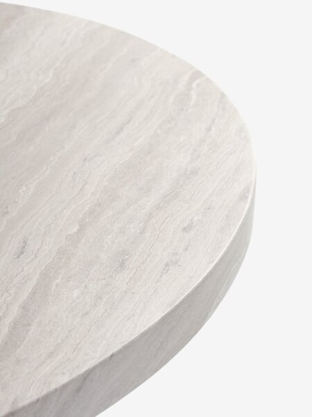 Skarslia Ø110 bord travertin + 4 middagsberget stol