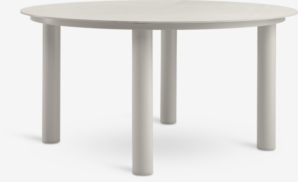 SURNADAL D150 table + 4 LOMMA chair beige