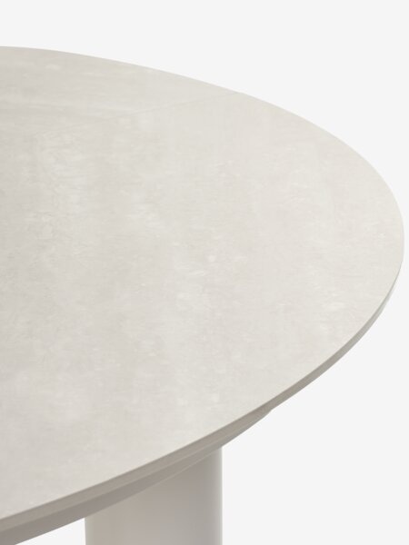 SURNADAL D150 table + 4 LOMMA chair beige