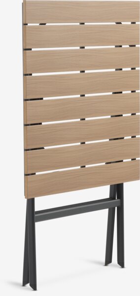 SANDVIKA D65 stůl + 2 AIDT židle přírodní