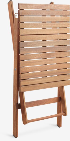 Balkonový stolek VRAADAL Š62xD62 tvrdé dřevo