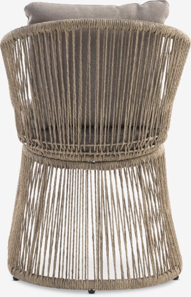 Стіл SKARSLIA д.110см травертин + 4 Стільці STORDALEN