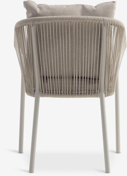 Silla apilable GILJA secado rápido beis