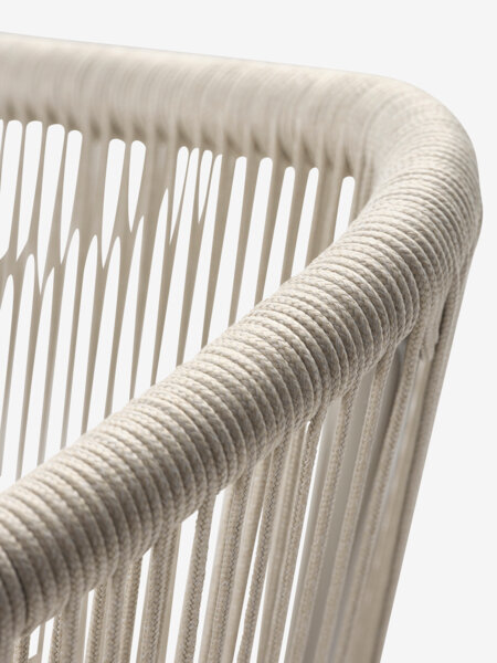 Silla apilable GILJA secado rápido beis