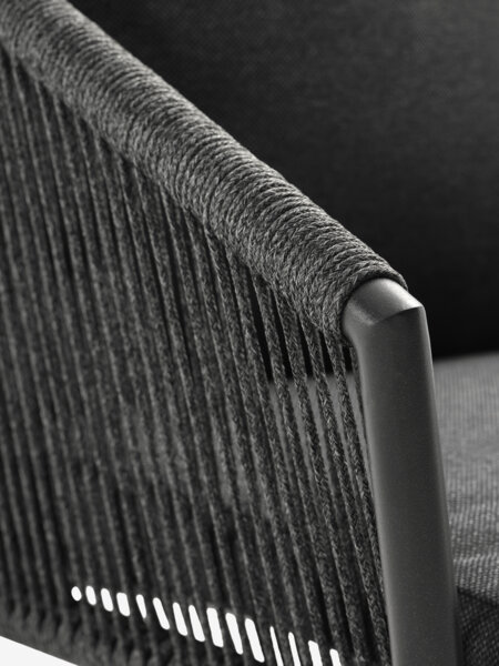 VAMDRUP Tavolo Ø120 cm + 4 GILJA Sedie grigio