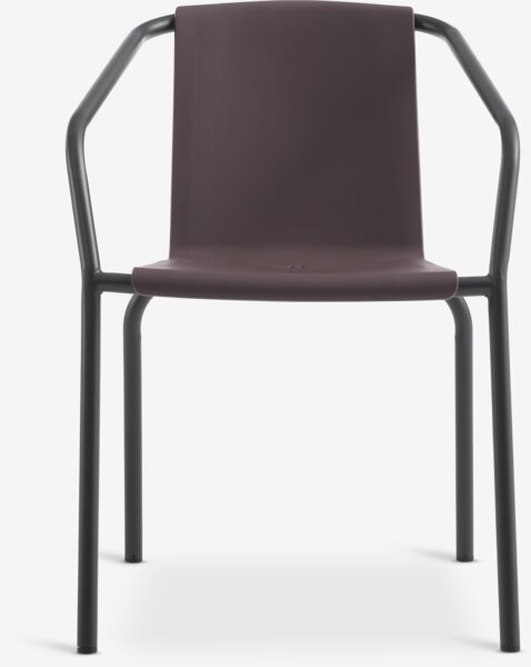 Silla apilable MODUM berenjena