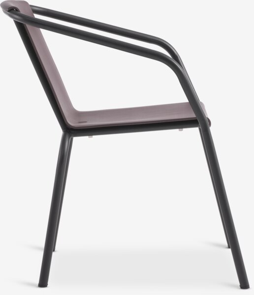 Silla apilable MODUM berenjena