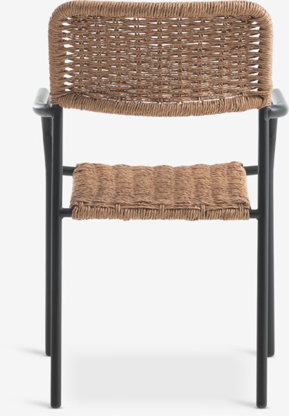 HOBRO L70 bord + 2 ORKANGER stol natur