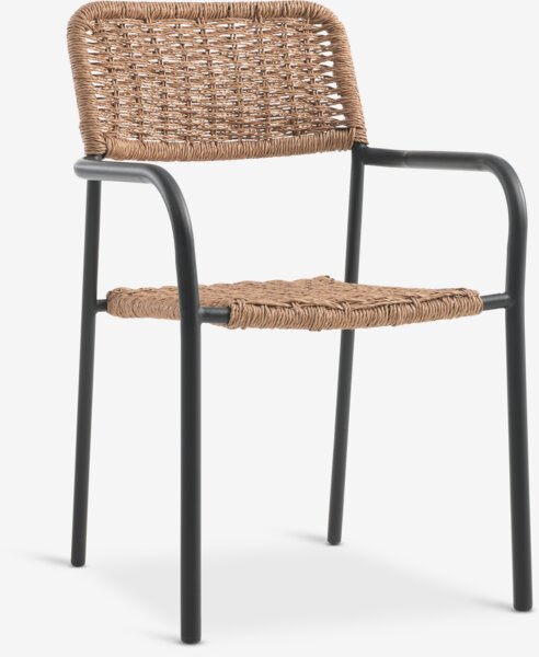 HOBRO L70 bord + 2 ORKANGER stol natur