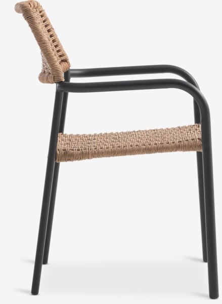 HOBRO L70 bord + 2 ORKANGER stol natur