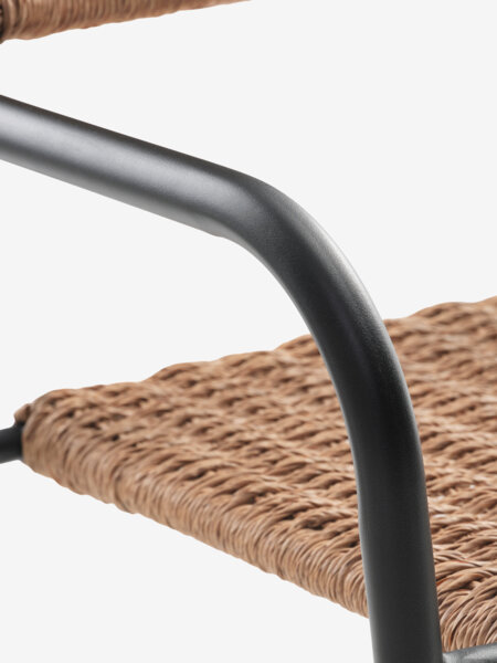 HOBRO L70 bord + 2 ORKANGER stol natur