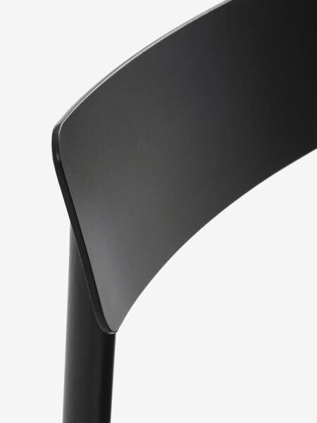 Стіл HOVVIG д.10/90 натура + 2 Стільці HAGLEBU чорний