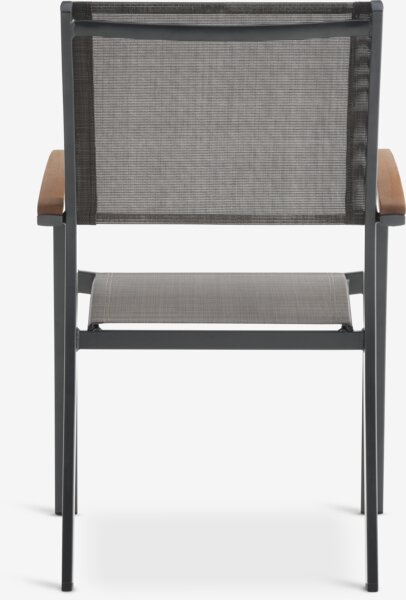 Silla apilable SIRDAL gris
