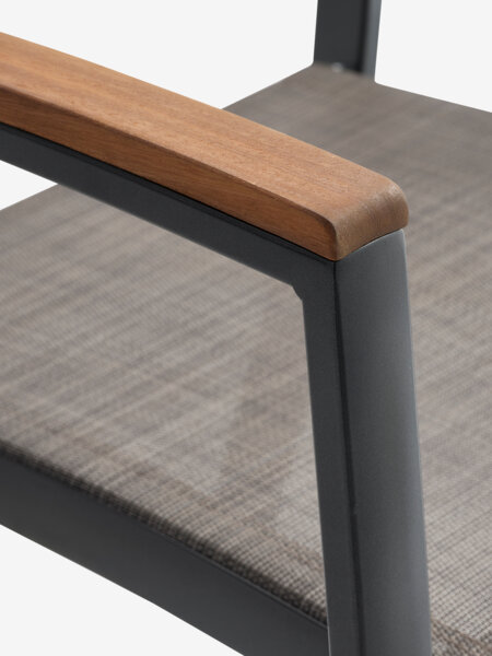 Silla apilable SIRDAL gris