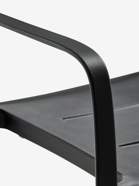 KAPPRUET L65 bord + 2 INGSTRUP stol sort