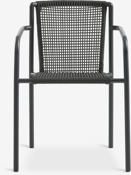 Silla apilable KRISTIANSTAD verde oscuro