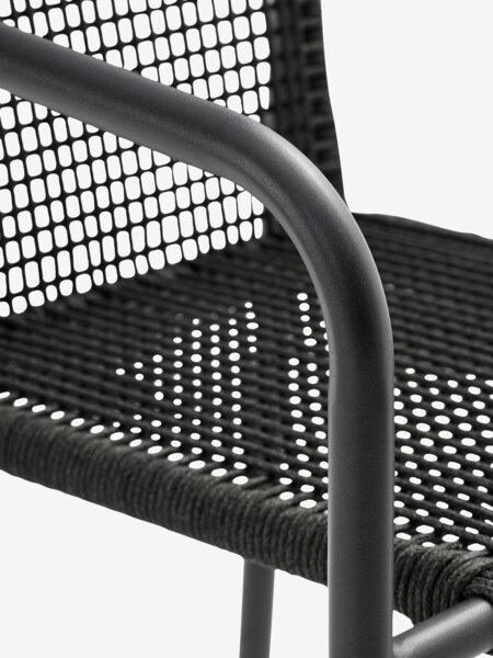 Silla apilable KRISTIANSTAD verde oscuro