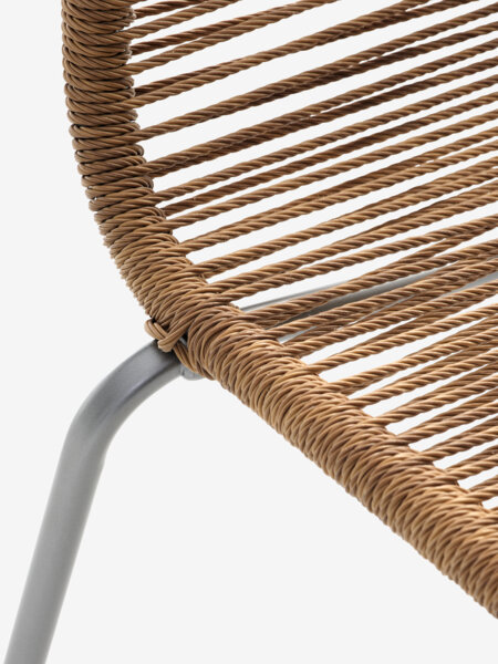 Skarslia Ø110 bord travertin + 4 middagsberget stol