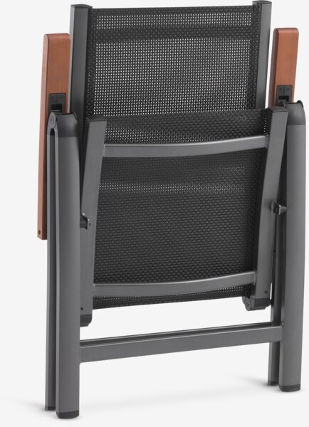 Silla reclinable SIRDAL gris