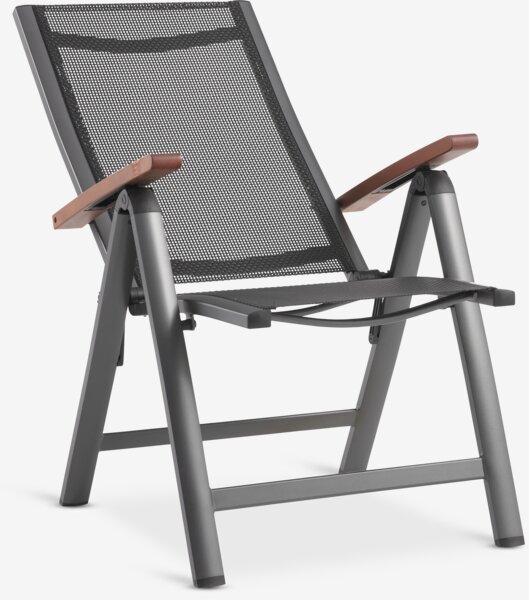 Silla reclinable SIRDAL gris