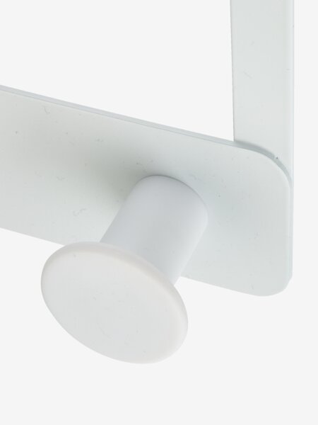 Knagerække til dør STOCKVIK 25x14x5cm hvid