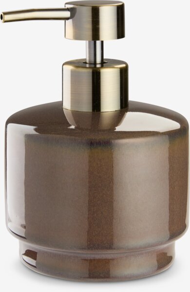 Soap dispenser LEKERYD brown