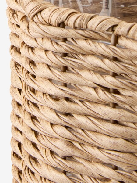 Macetero colgante KUBB Ø24xA18 natural