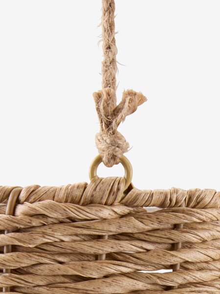 Macetero colgante KUBB Ø24xA18 natural